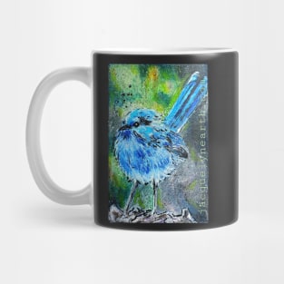 Baby Blue Fairy Wren Mug